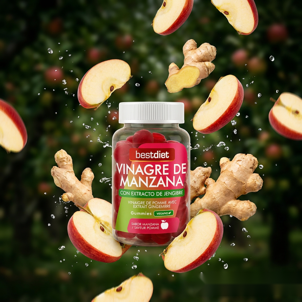 Gummies de Vinagre de Manzana – Apoyo Digestivo y Energía Natural